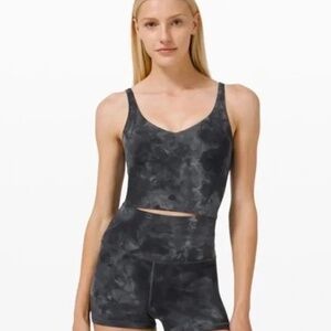 Lululemon Align Cropped Tank Diamond Dye Size 8